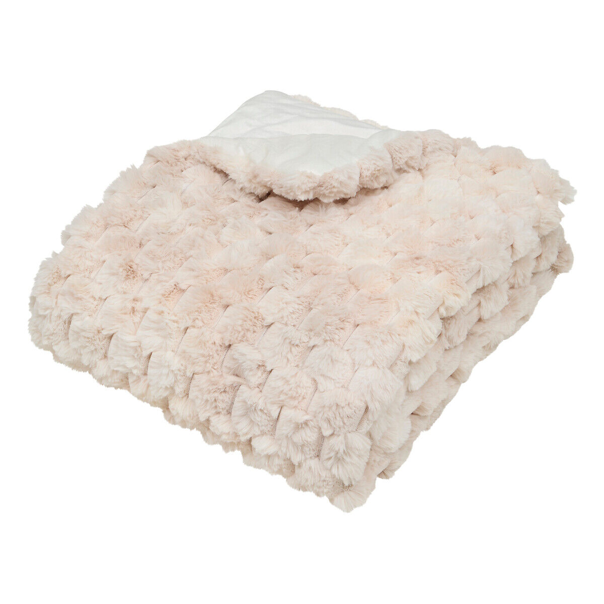 Manta ADRIEL bege pelo 80x180cm