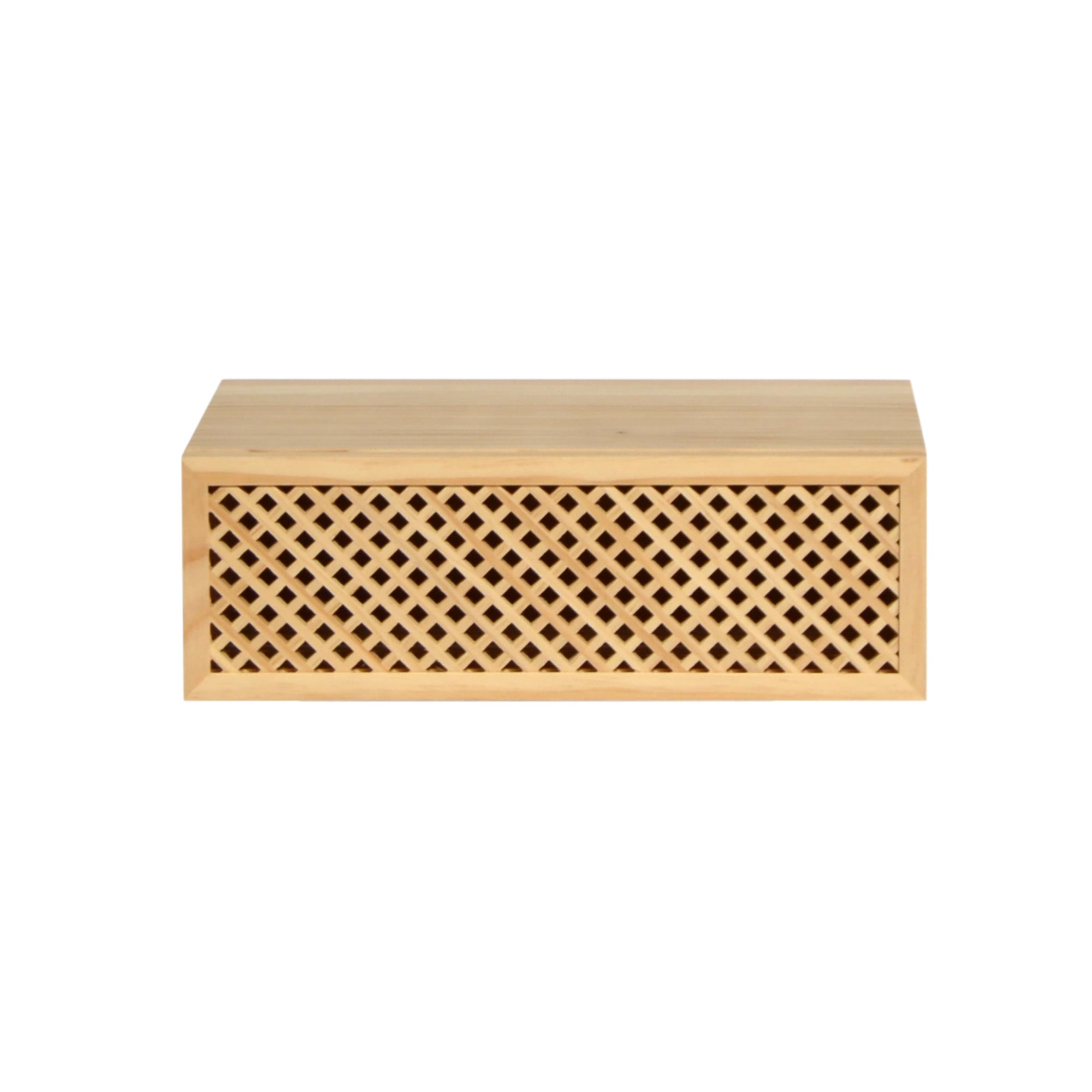 Naan Furniture Nachtkastje Ifach - Gelakt massief hout - Natuurlijk - 45 cm