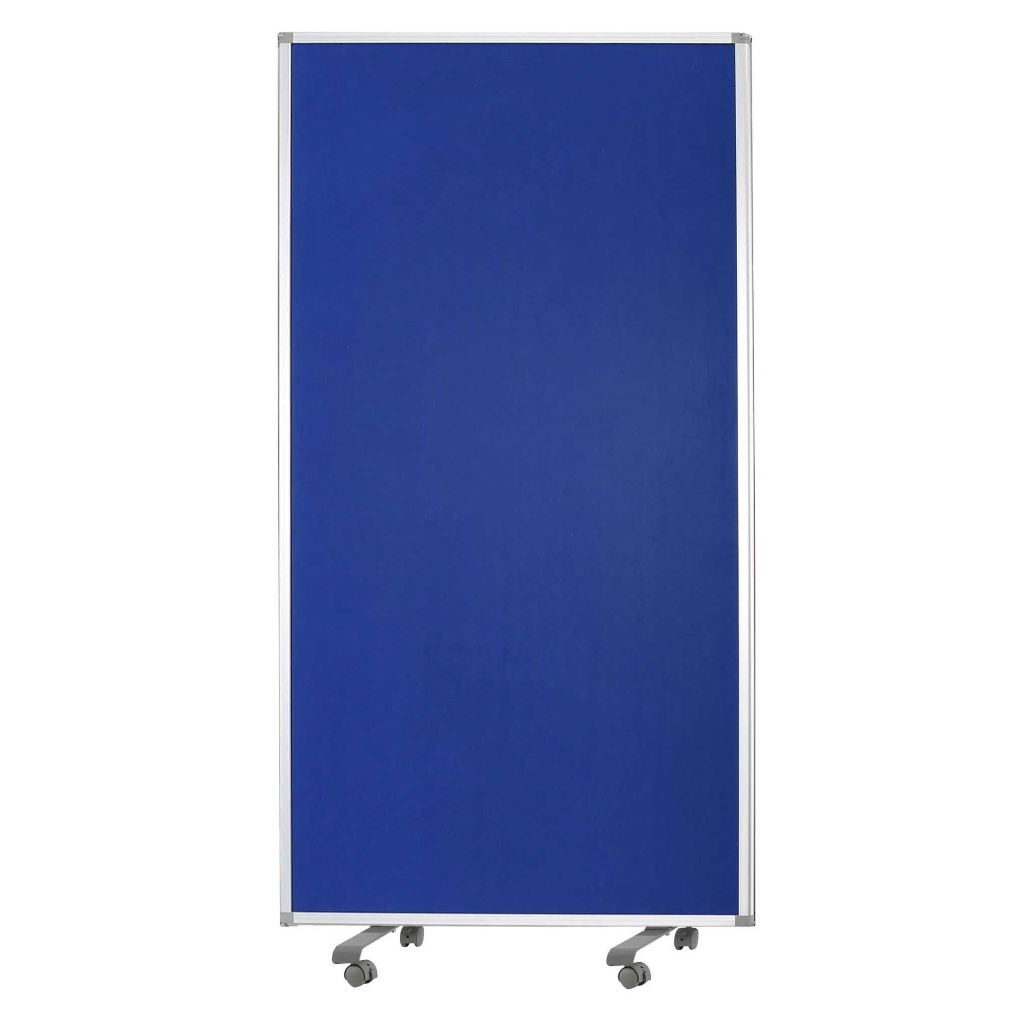 106 x 1 x 71 Blue Metal and Fabric - Screen