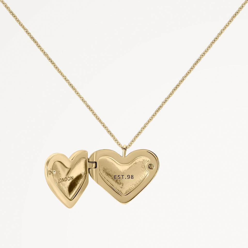 Beaton Close - Hammer Heart Locket Necklace