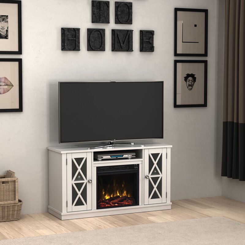 Alani TV Stand for TVs up to 50 with Fireplace Included
