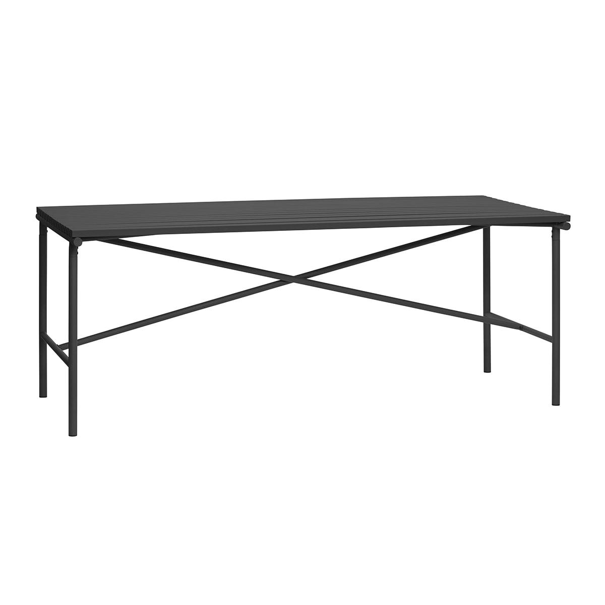 VILLA - Table en métal noir