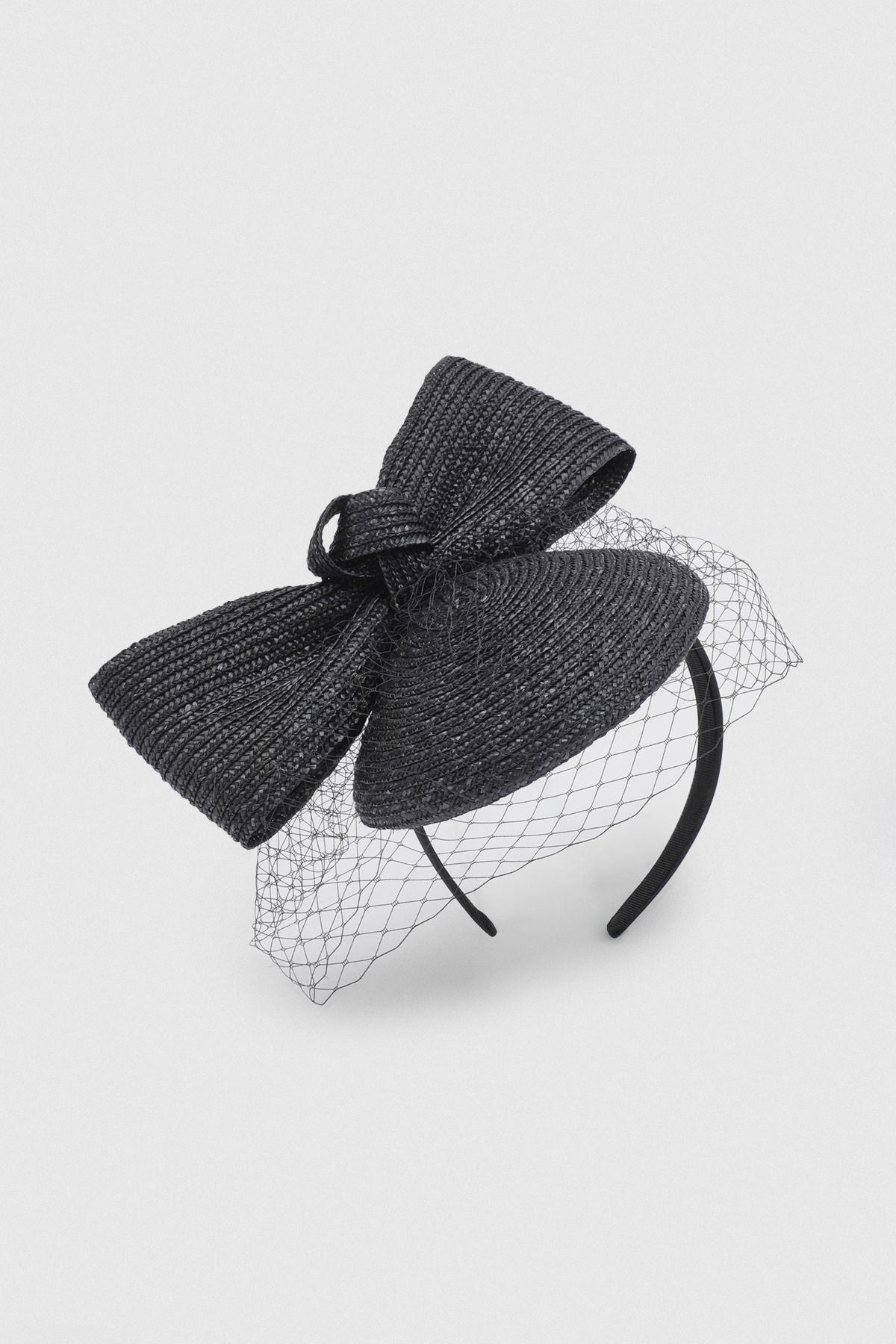 KarenMillen Bow Detail Headband Fascinator