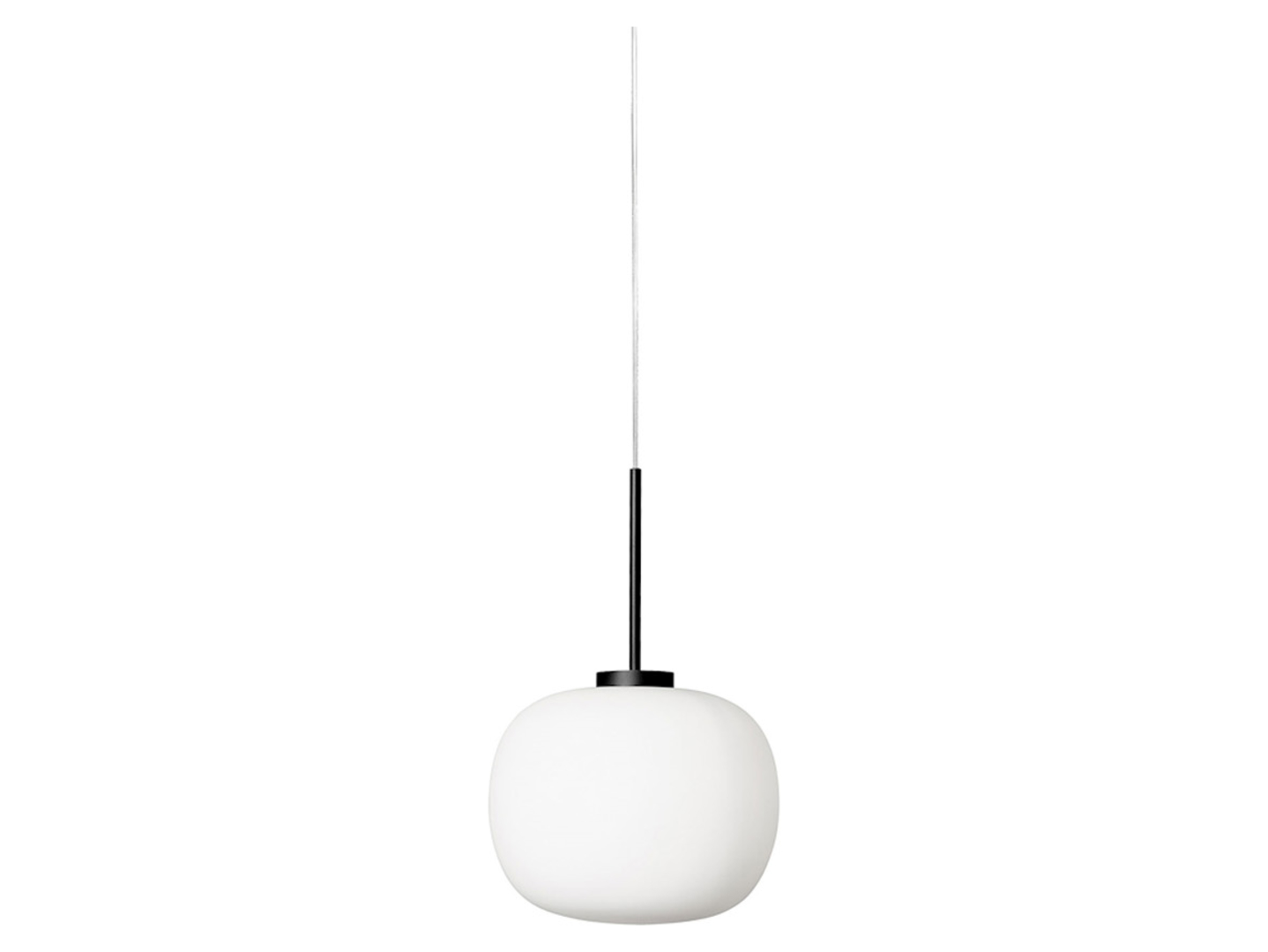 Lampa wisząca Jukon szklana biała