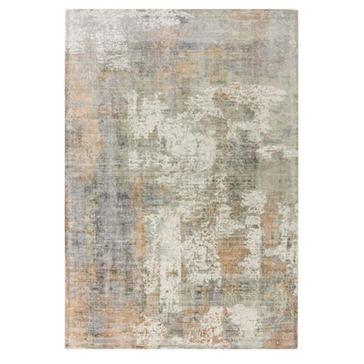 BYGAT - Tapis moderne fait main en Viscose Corail 120x170 cm