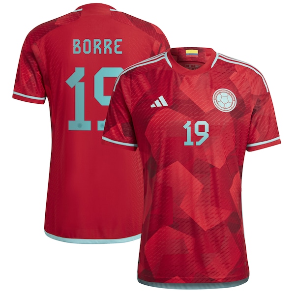 Rafael Borré Colombia National Team adidas 2022/23 Away Authentic Player Jersey - Red