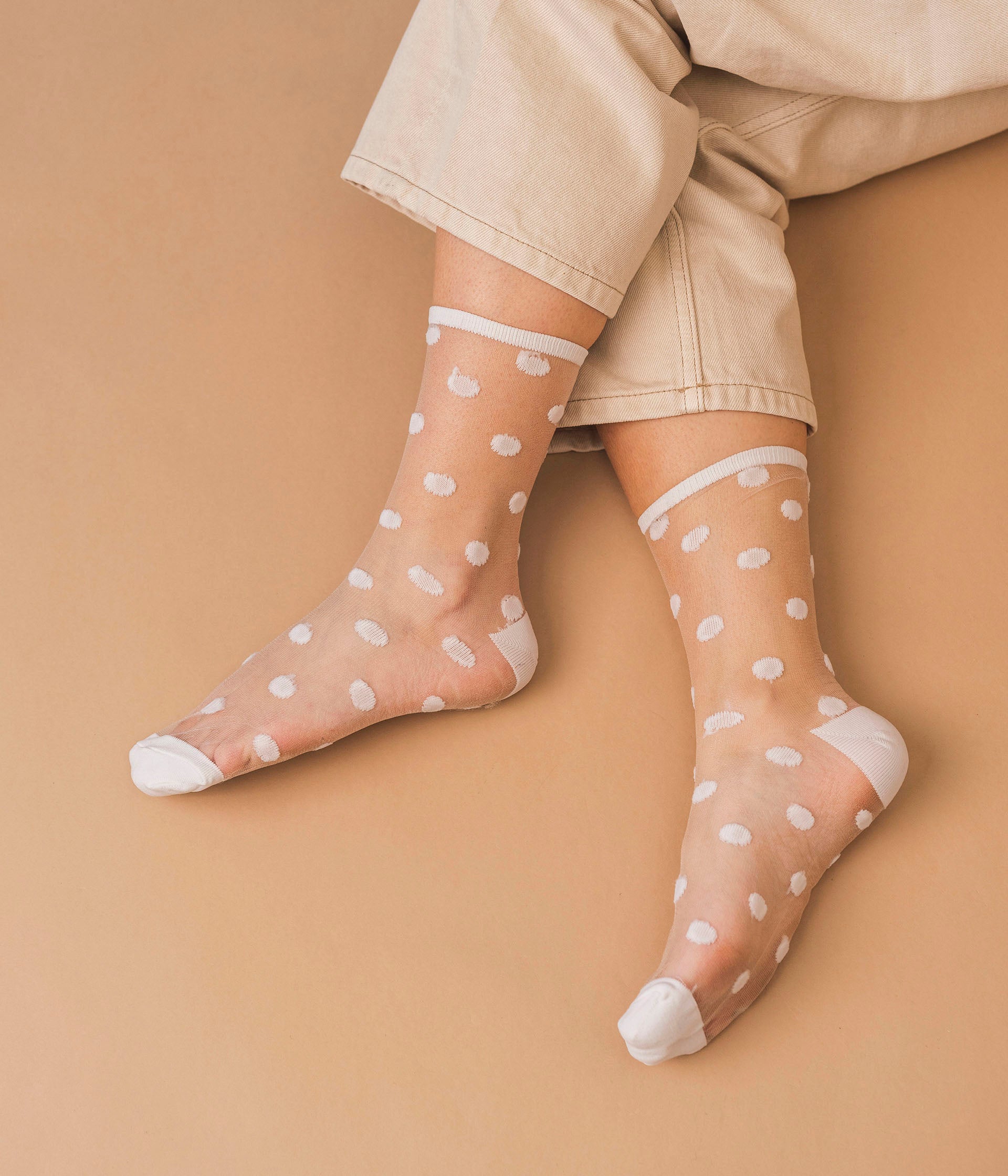 Chaussettes Naomie noir et blanc