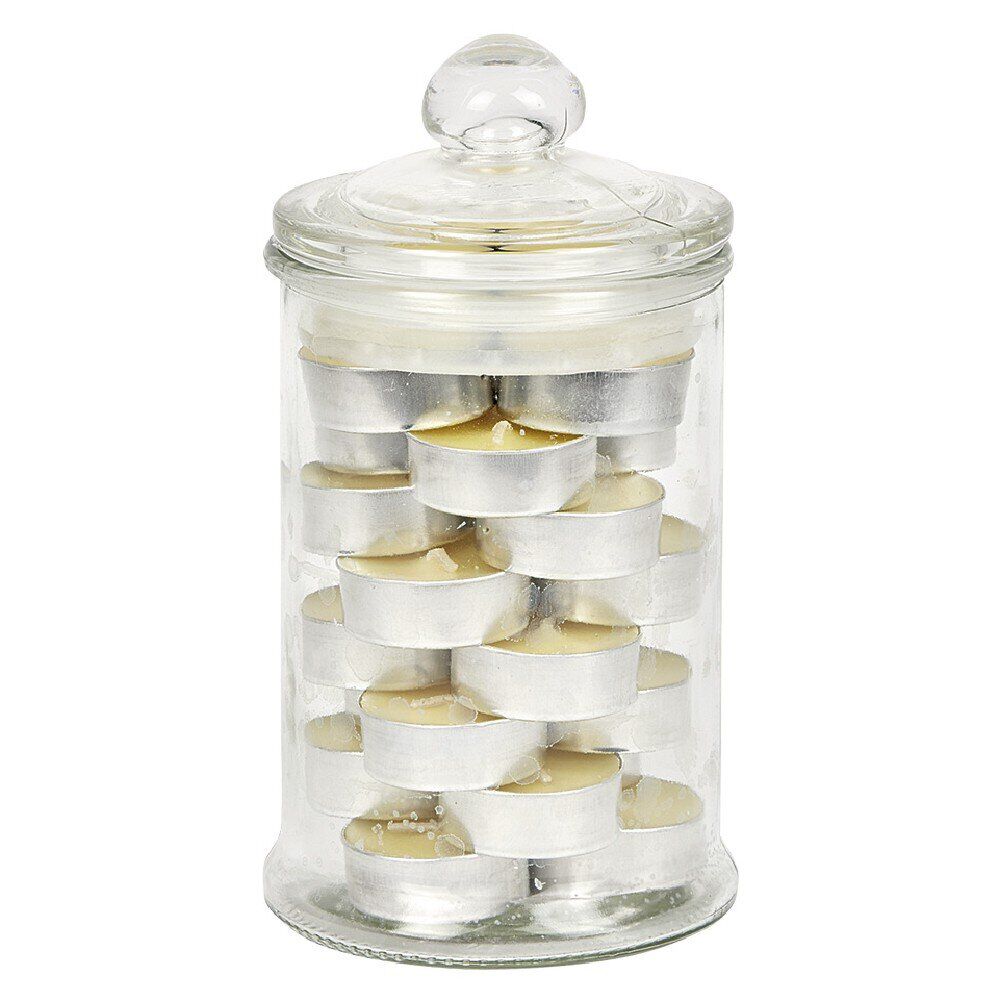 Bonbonnière avec 24 bougies chauffe-plat