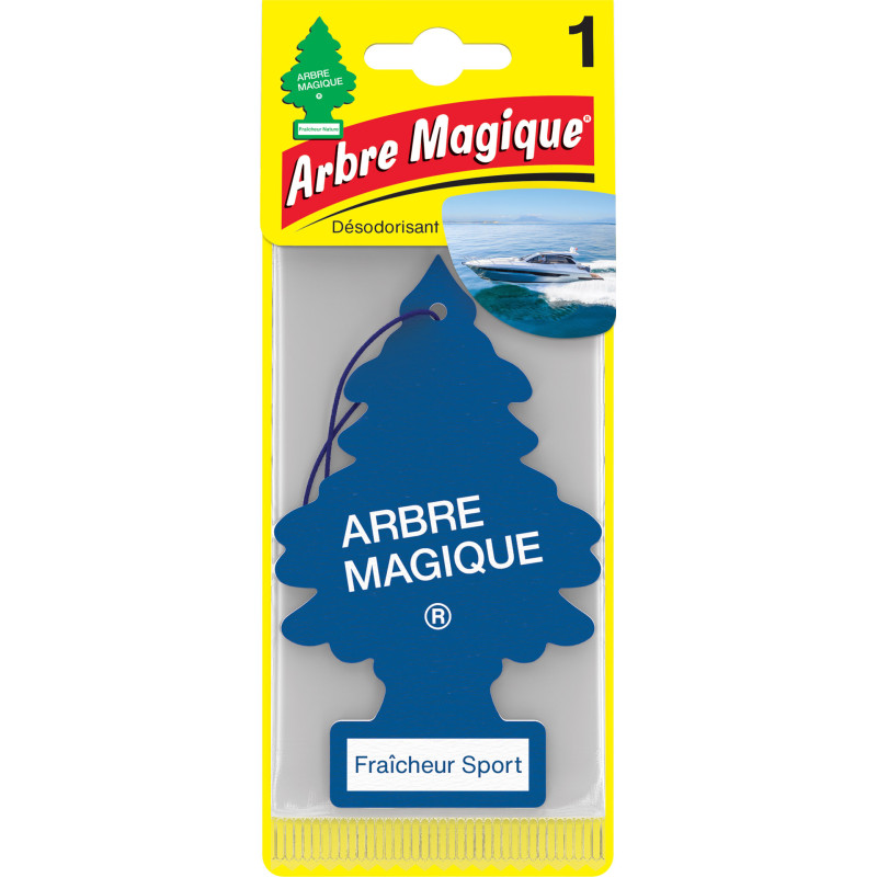 Désodorisant pour voiture Fraîcheur Sport ARBRE MAGIQUE