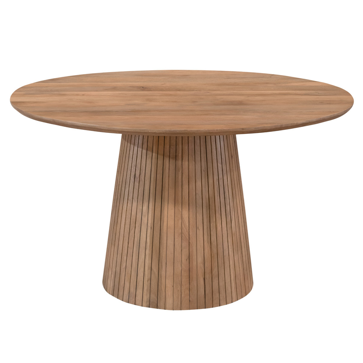 StarFurn Eettafel Solana - Rond Naturel Hout - 150x150x76cm