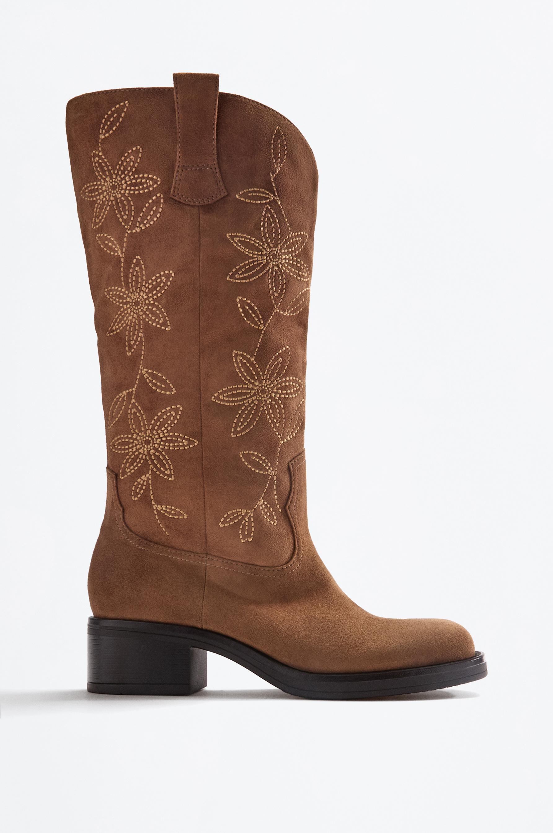 Bota campera pespunte
