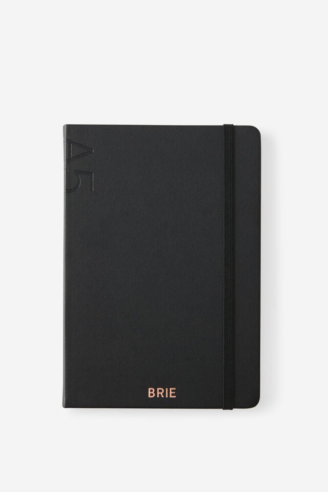 Personalised A5 Hard Plain Notetaker Notebook
