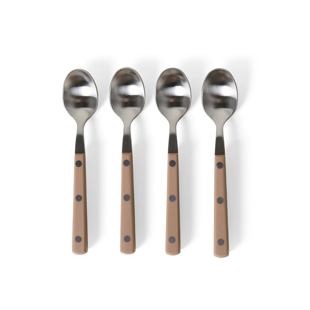 HKliving - 70's Teelöffel, taupe (4er-Set)