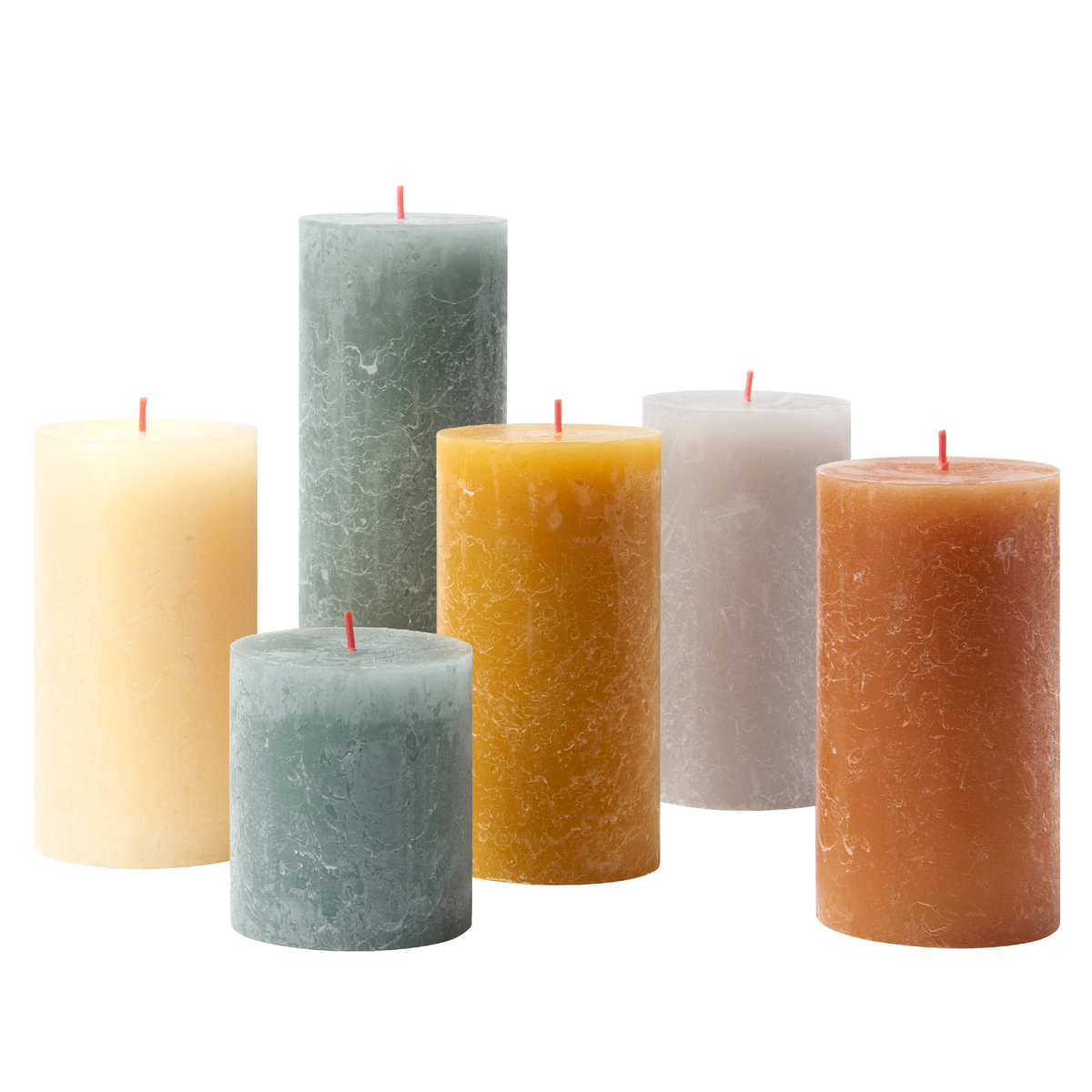 Bolsius rustieke kaarsen set - Nordic Ambiance