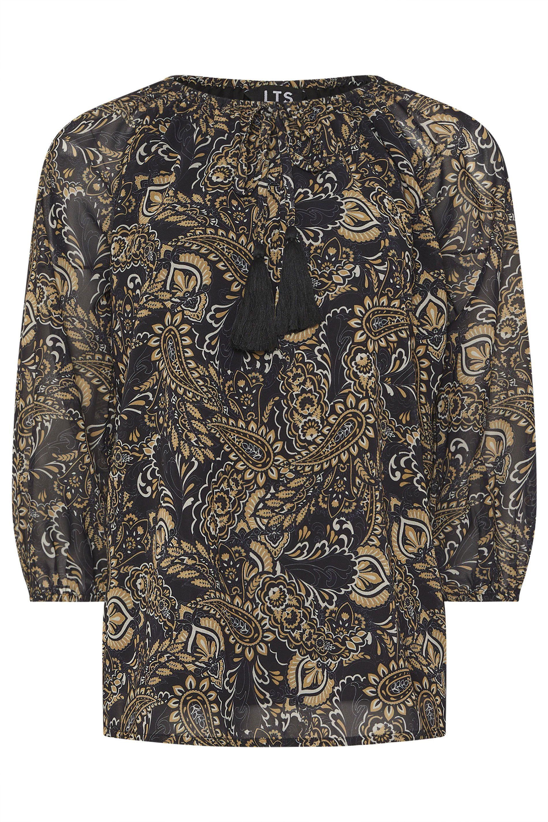 Long Tall Sally Tall Paisley Chiffon Blouse