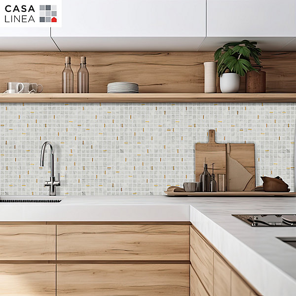 MOSAIQUE CARARA GOLD 1 PLAQUE 30,5 X 30,5 CM CASA LINEA