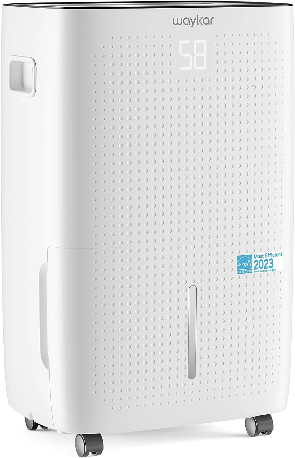 Waykar 150 Pints 7,000 Sq. Ft Energy Star Dehumidifier with Drain Hose  2.04 Gal Water Tank