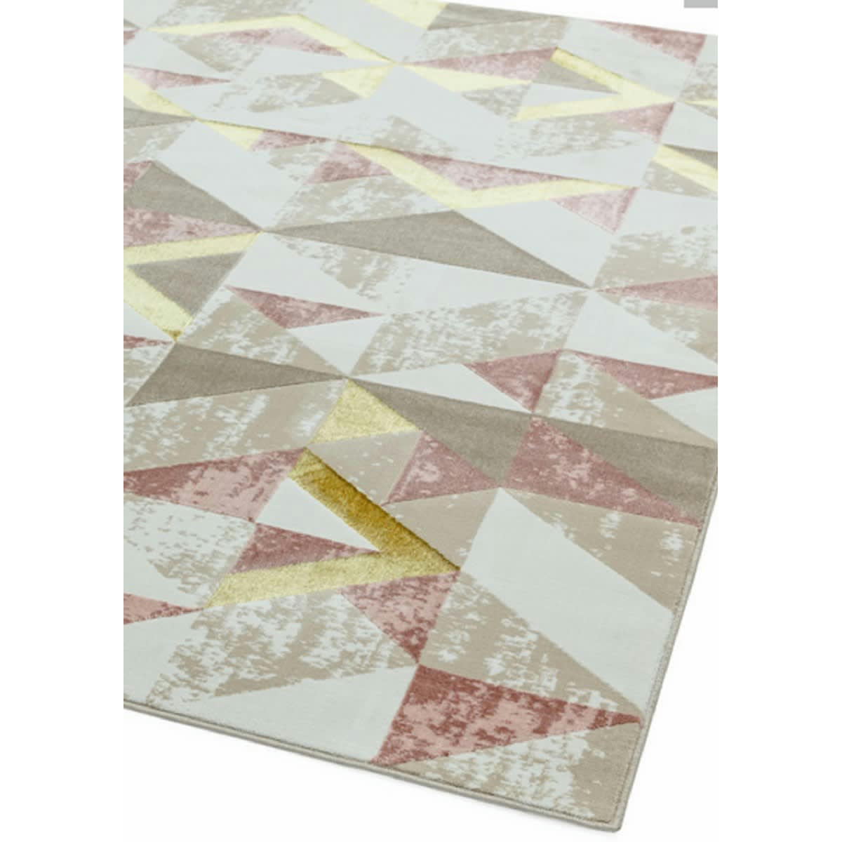 ORION FLAG - Tapis de salon moderne en Polyester Rose 80x160 cm