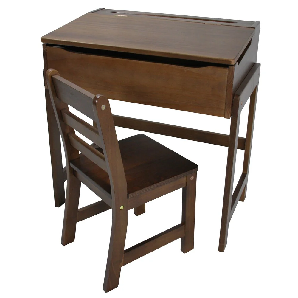 Child's Slanted Top Desk with Chair