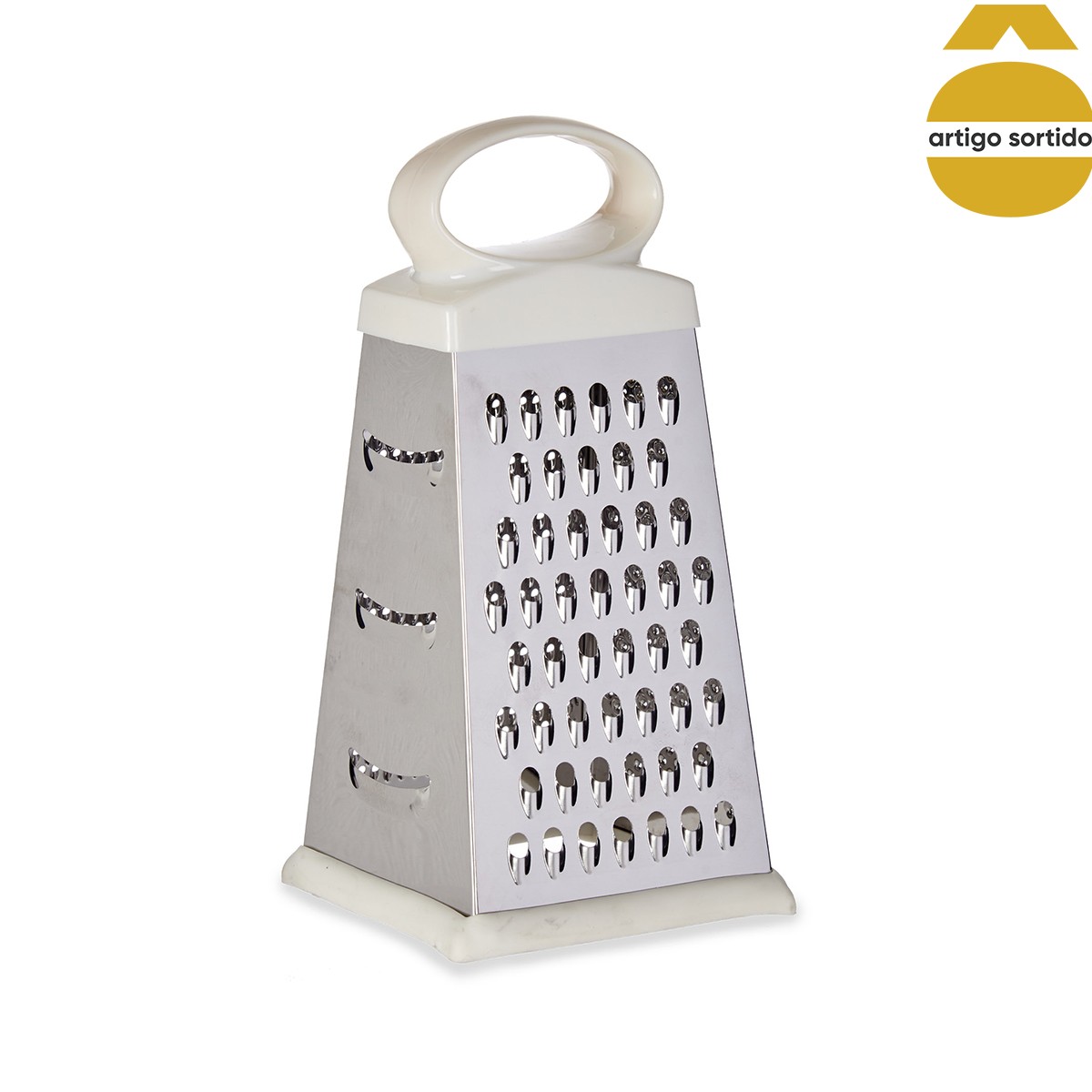 Raspador em pirâmide de metal