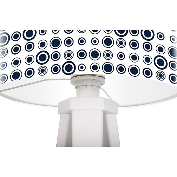 Lampe de chevet stamps foto-402 30 x 30 x 45 cm Blanc
