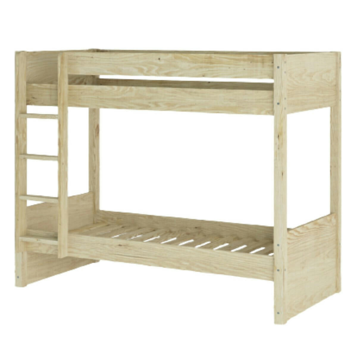 LUCIA - Lit superposé avec matelas 80x190 cm bois massif