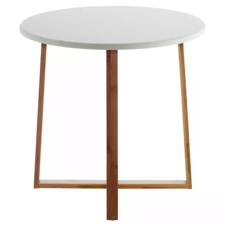 Habitat Drew Low Side Table - Bamboo