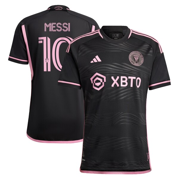 Lionel Messi Inter Miami CF adidas 2024 La Noche Authentic Jersey - Black