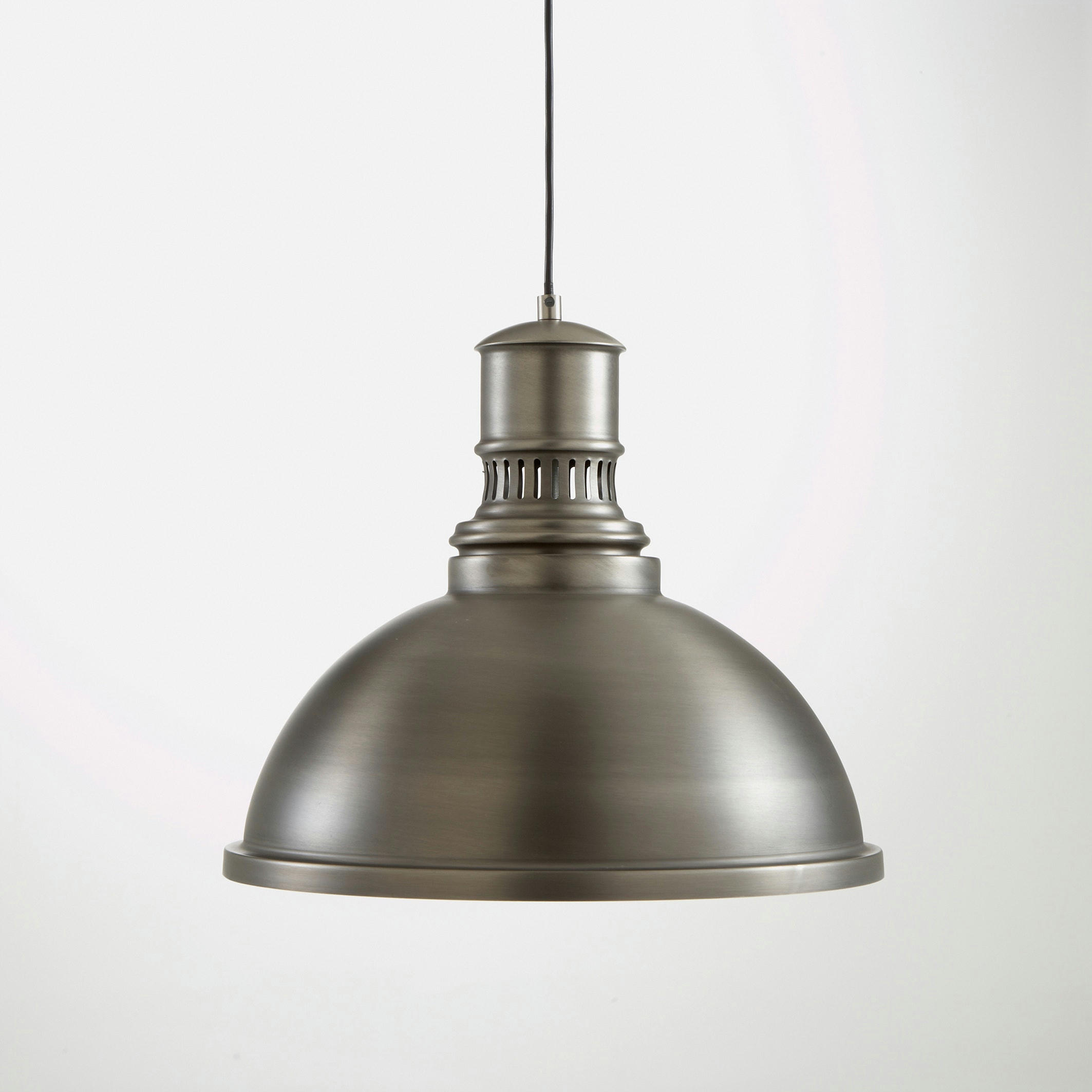 Suspension gamelle en métal fer Ø40 cm, Lizia