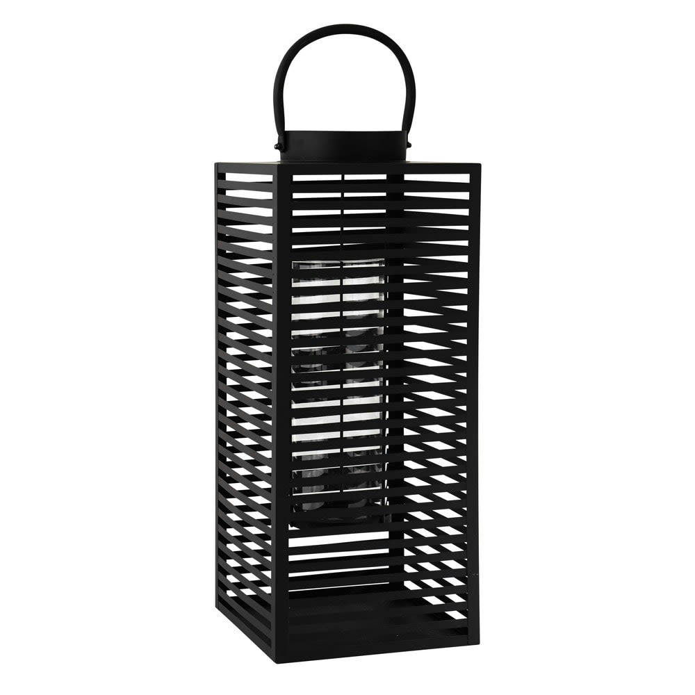 Elva - Lanterne en métal noire H 61 cm ELVA