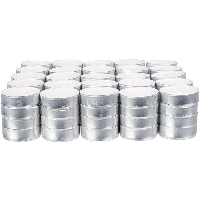 Bougie chauffe-plat blanche x100