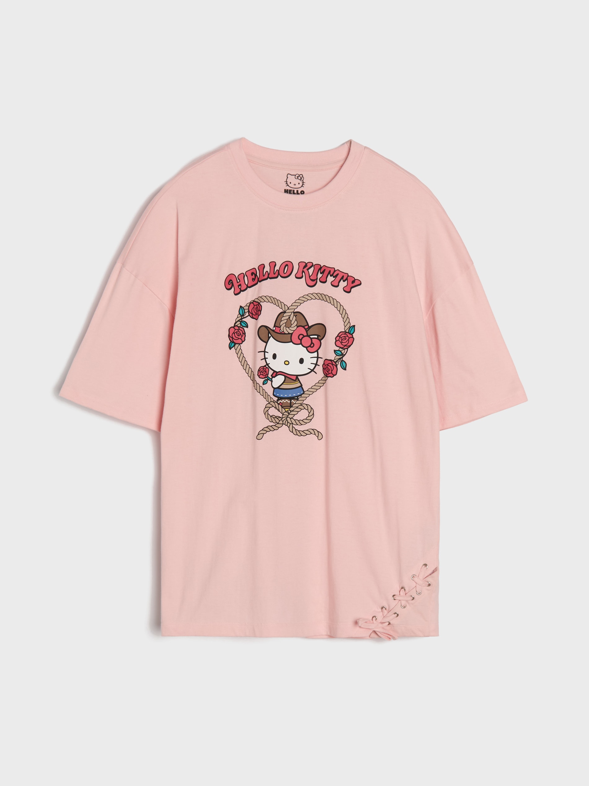 Bawełniana koszulka z nadrukiem Hello Kitty