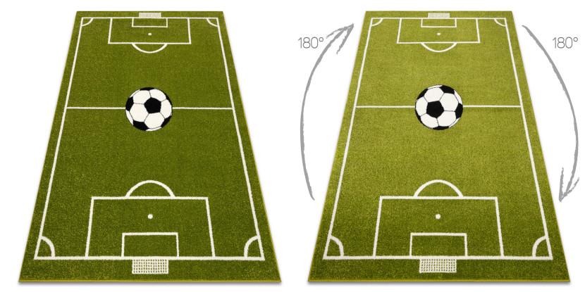 Dywan MUNDIAL Boisko,piłka nożna - zieleń80x150 cm