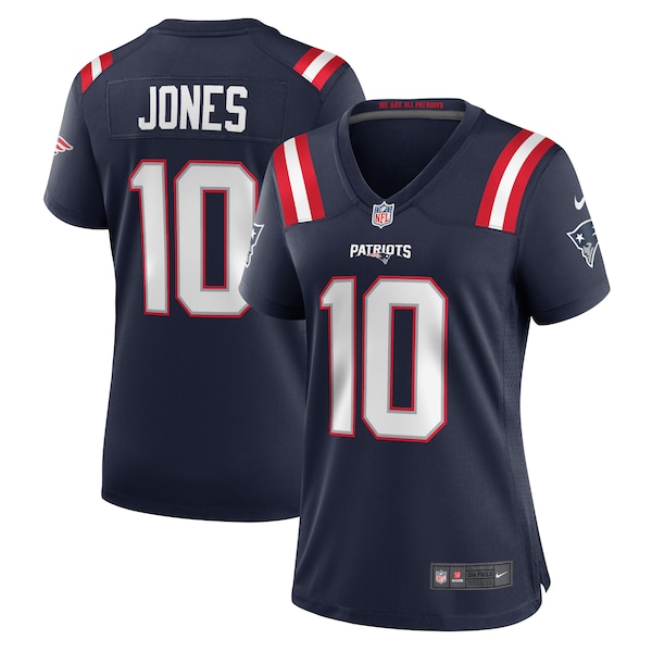 Mac Jones New England Patriots Nike Women's Team Game Jersey - Navy