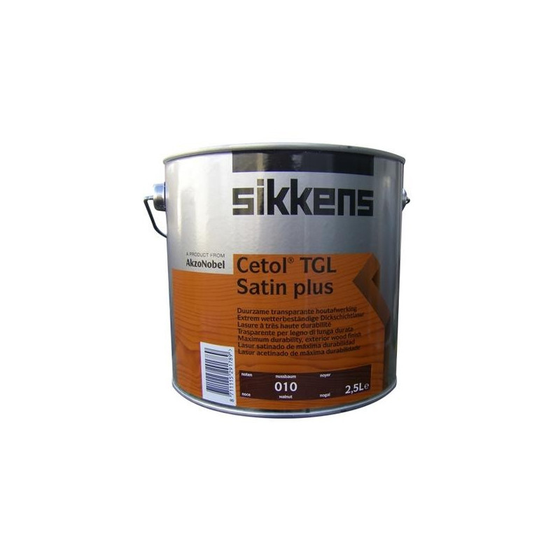 Lasure TGL Plus noyer satiné 2,5 L SIKKENS