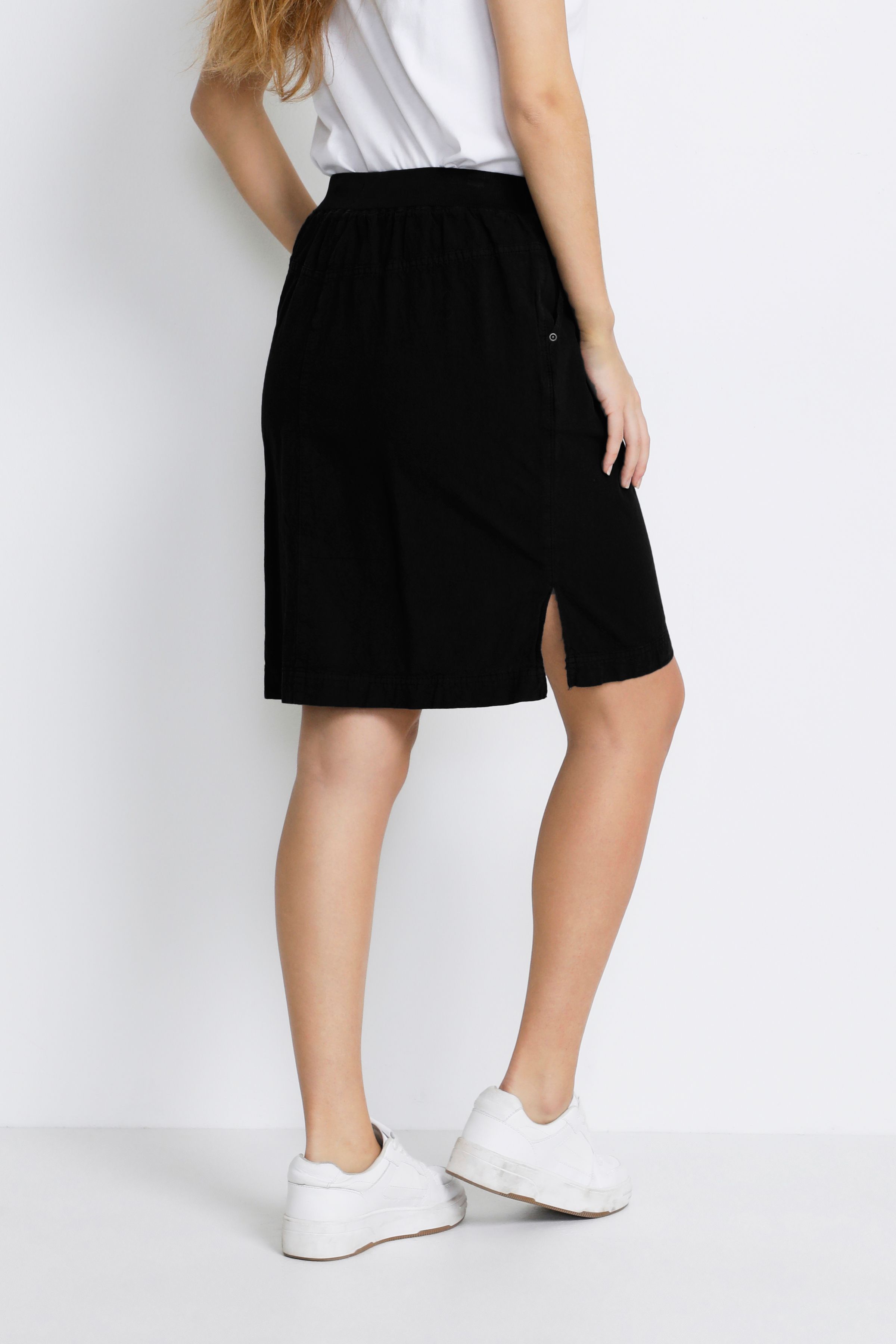 Kaffe Naya Knee-Length Elastic Waist Skirt