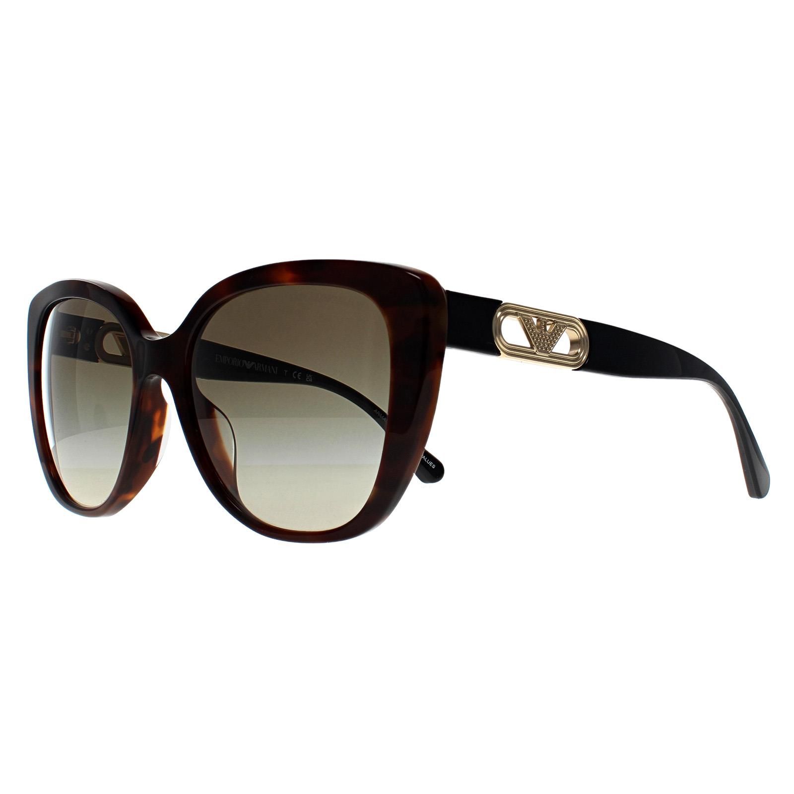 Emporio Armani Butterfly Shiny Havana Red Green Gradient EA4214U