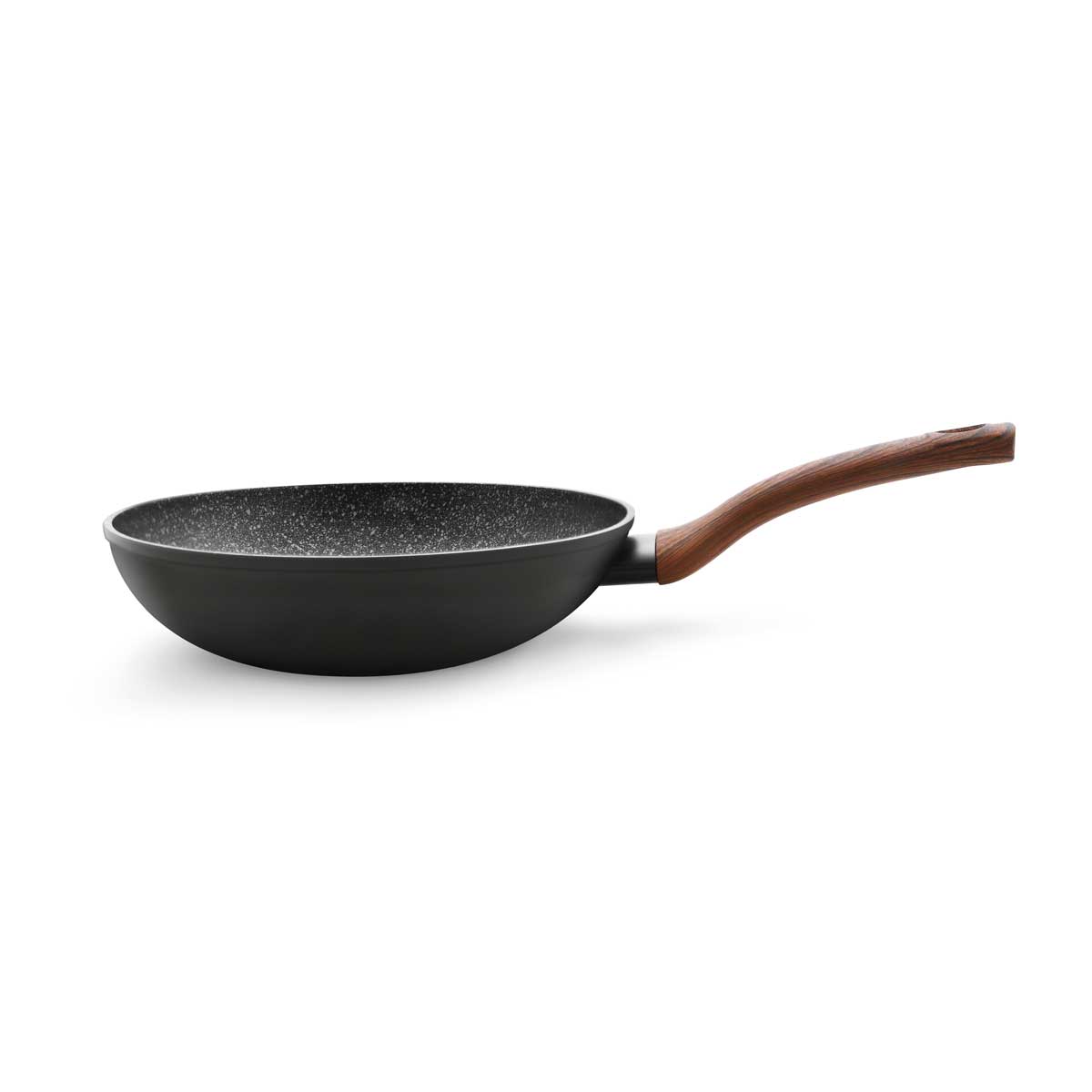 Wok OSLO com cabo em madeira 28cm