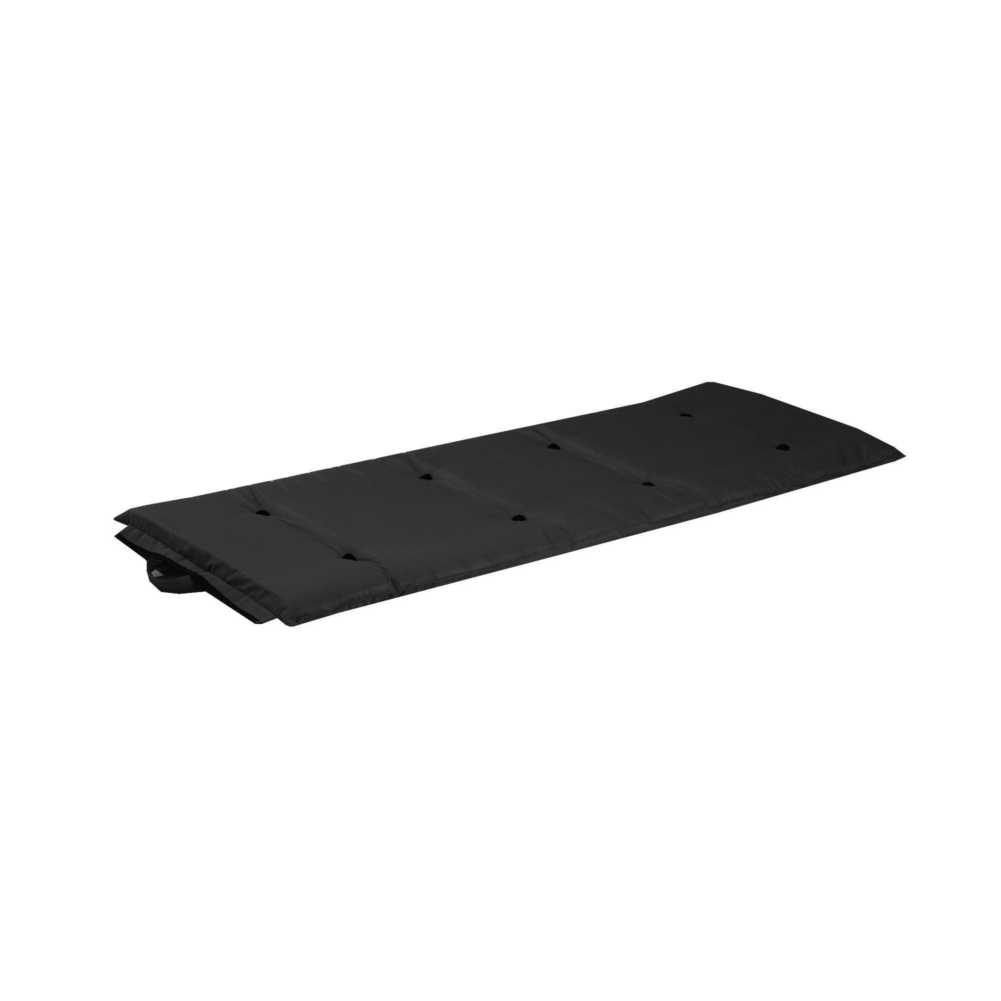 FUTON VOYAGE - Matelas futon Coton Voyage 70x190 Gris Anthracite 70x190