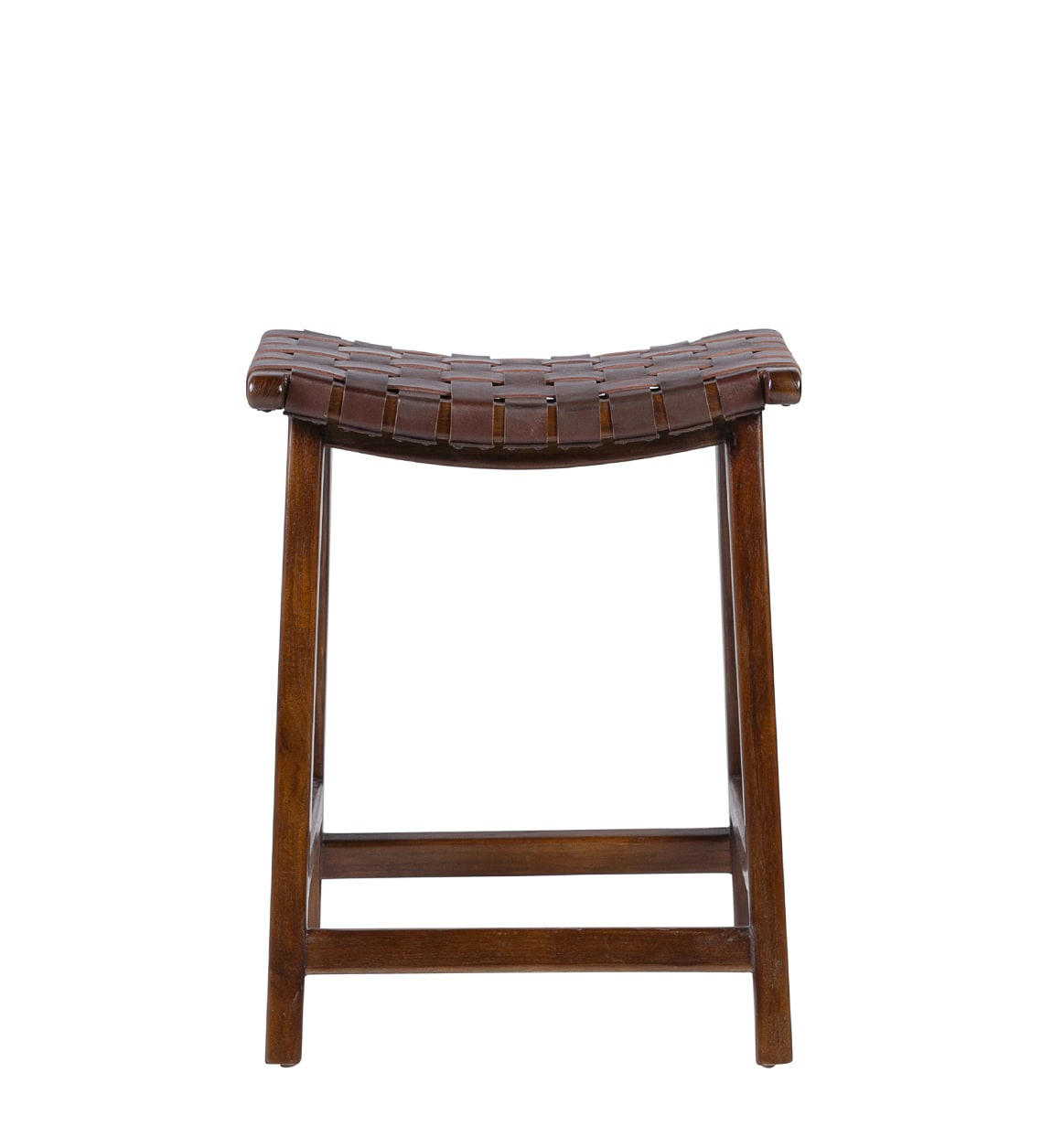 - Tabouret haut en bois marron