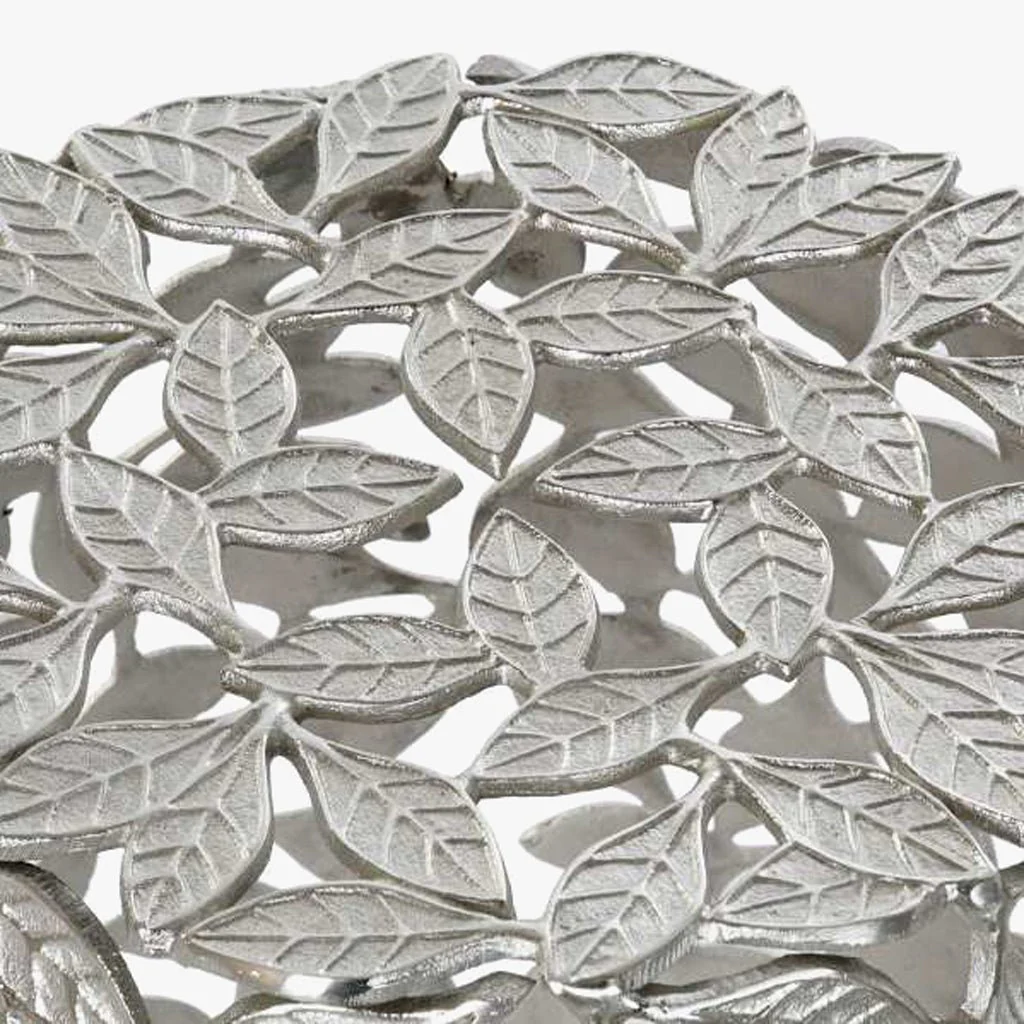 Mesa de Apoio Folhas em Alumínio 45x30x45 JASMIN