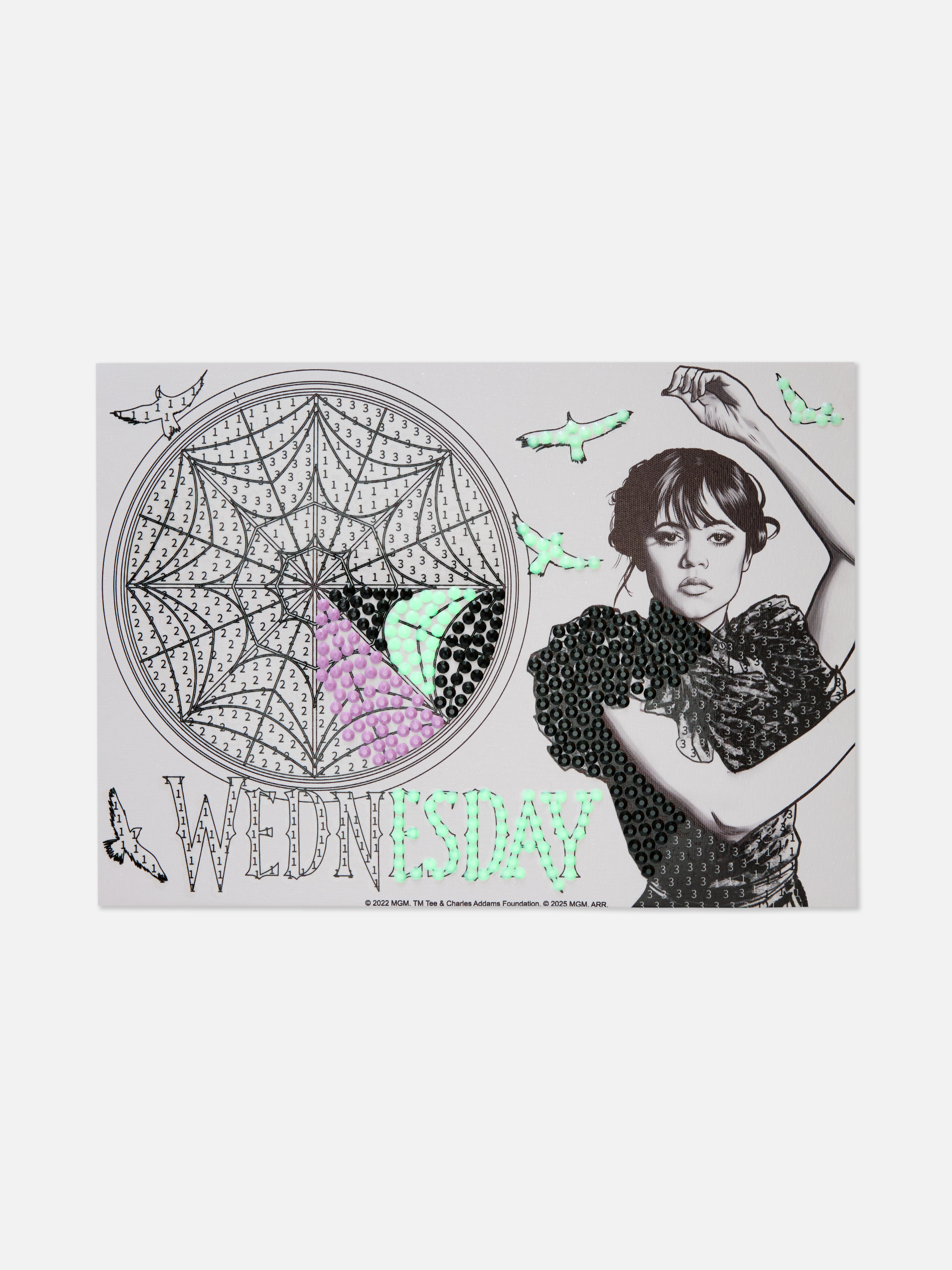 Wednesday Faux Gem Art Set