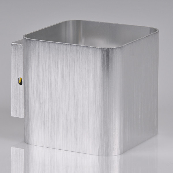 Kinkiet srebrny IZAR1xG9x10W wym:9,8x9,8x12,4cm IP20 Polux