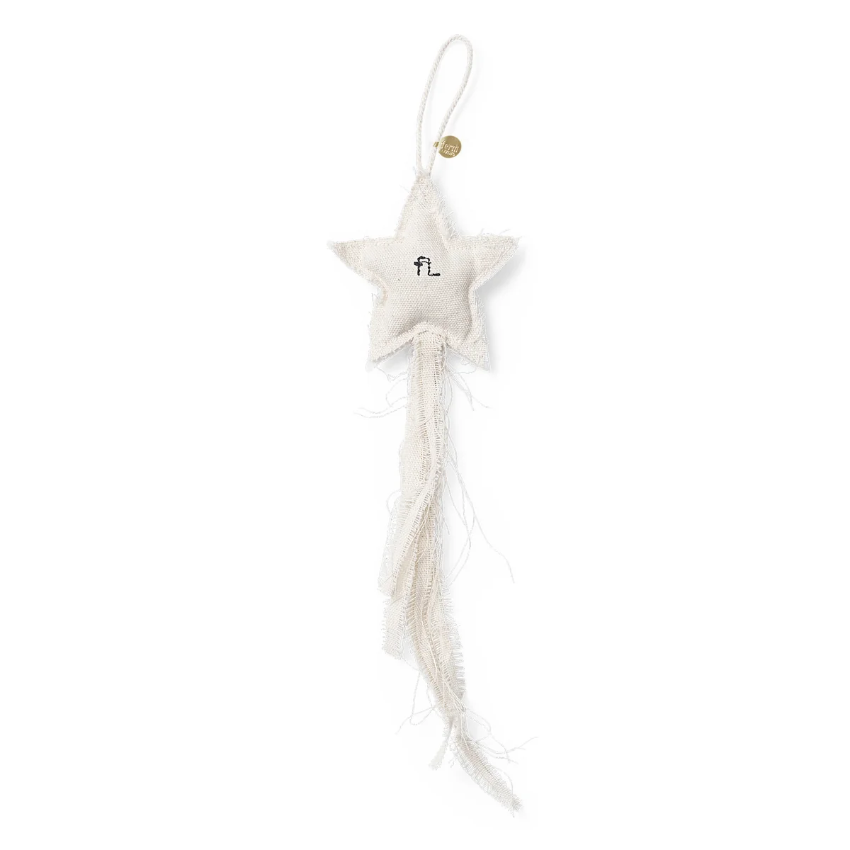 Ferm Living - Vela Sternornamente, natur (4er-Set)