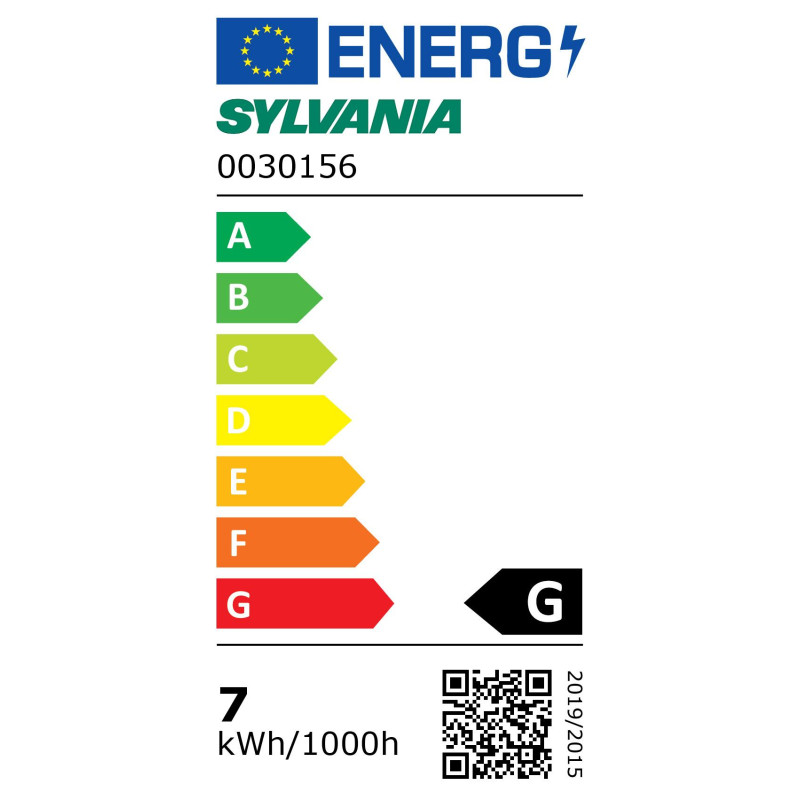 Ampoule LED à filaments E27 T32 blanc chaud 7 W SYLVANIA
