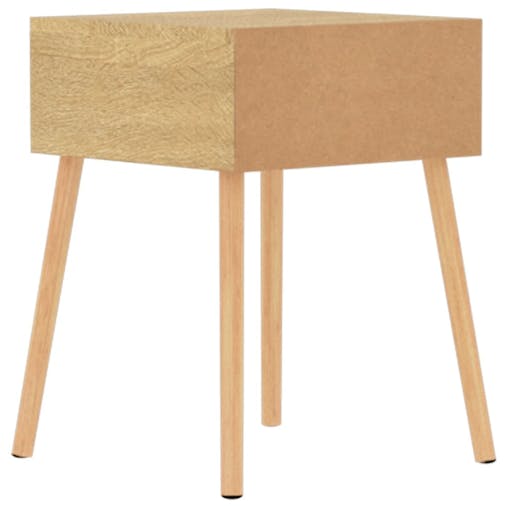 NNEVL Bedside Cabinet Sonoma Oak 40x40x56 cm Chipboard