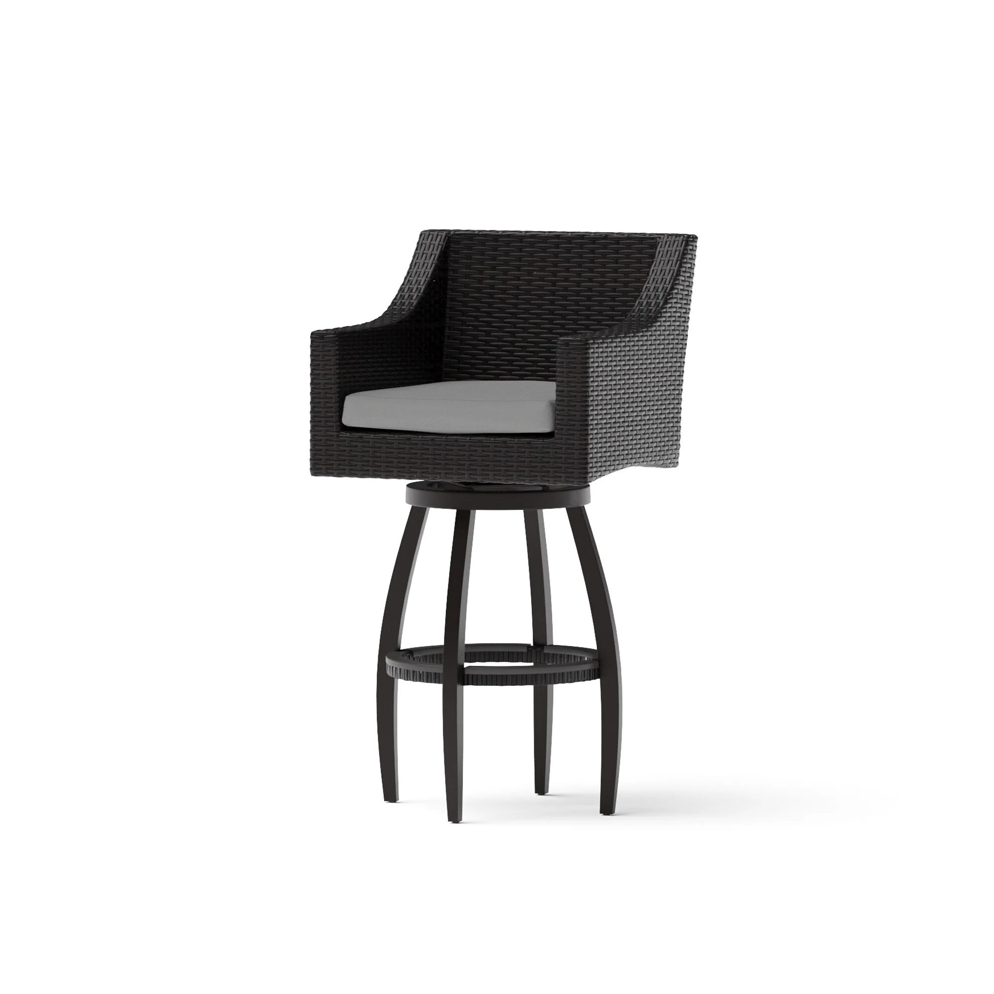 Deco 2 Piece Sunbrella Outdoor Swivel Barstools