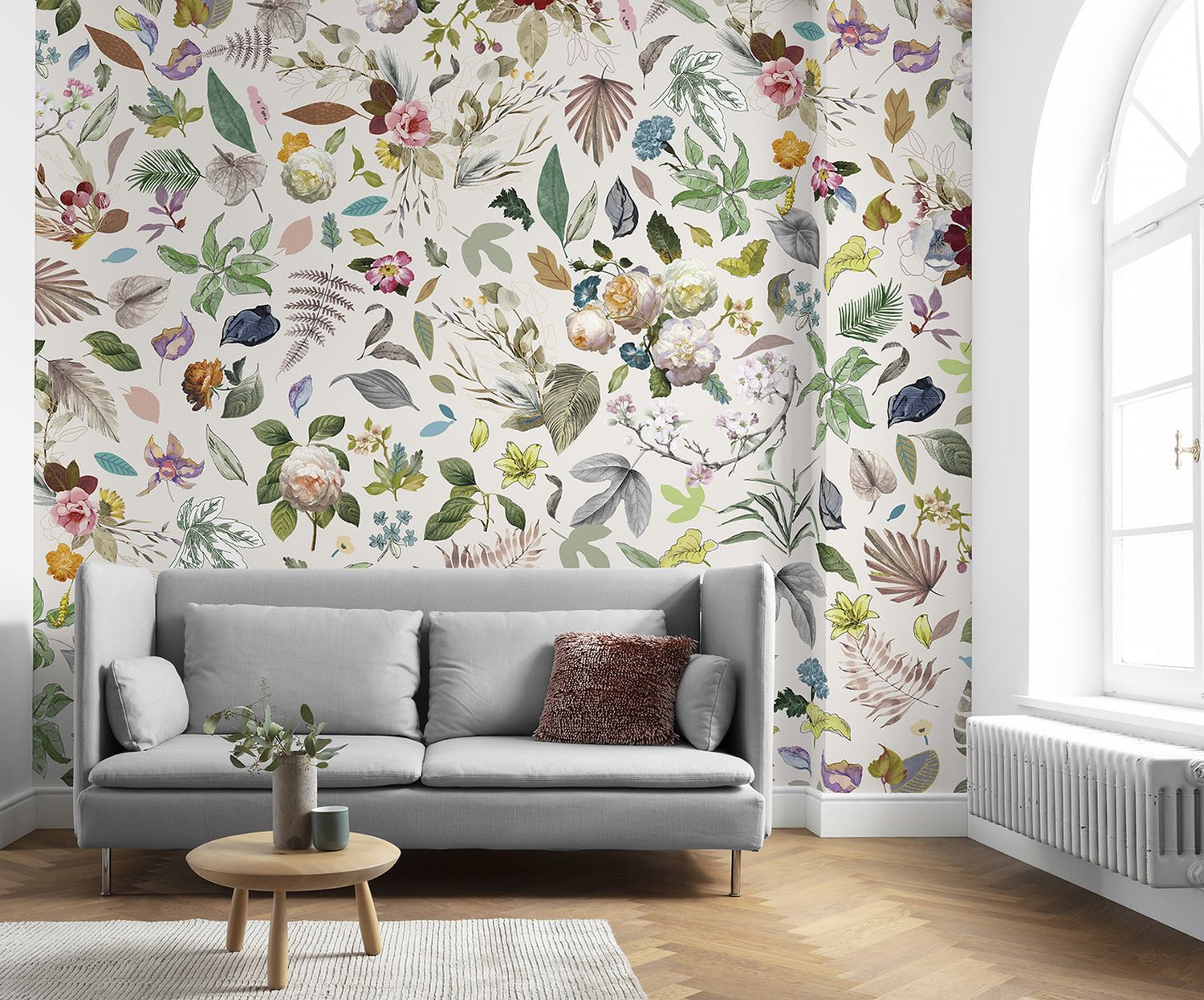Komar fotobehang bloemen multicolor - 350 x 250 cm - 611224