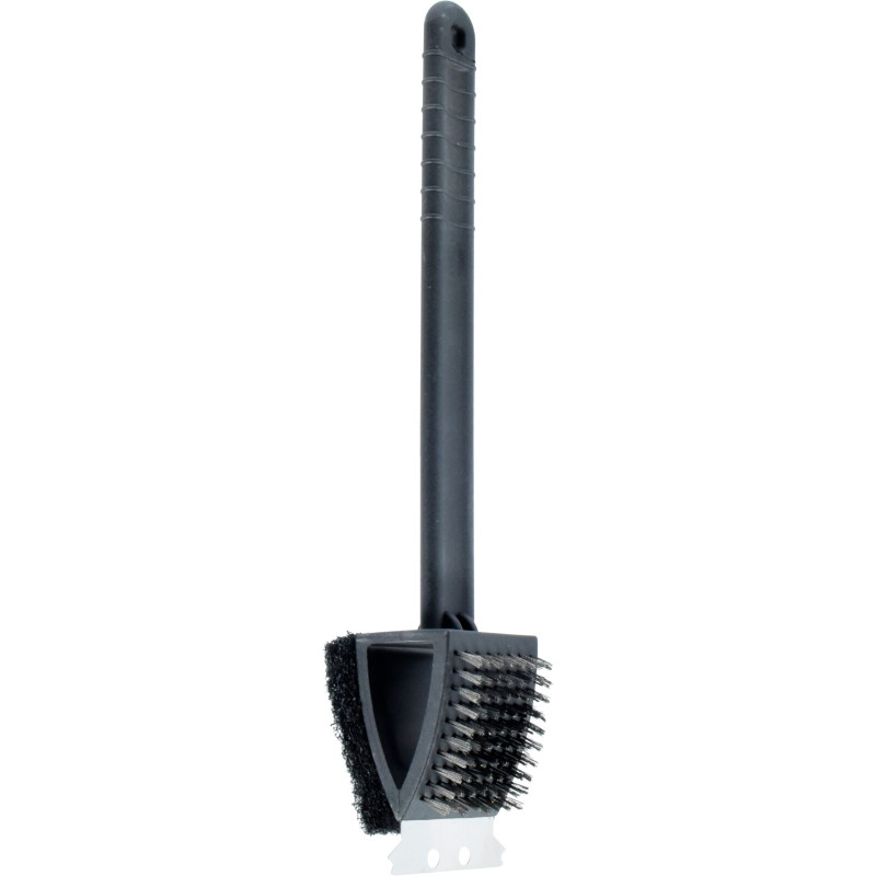 Brosse 3-en-1 pour barbecue 37 cm