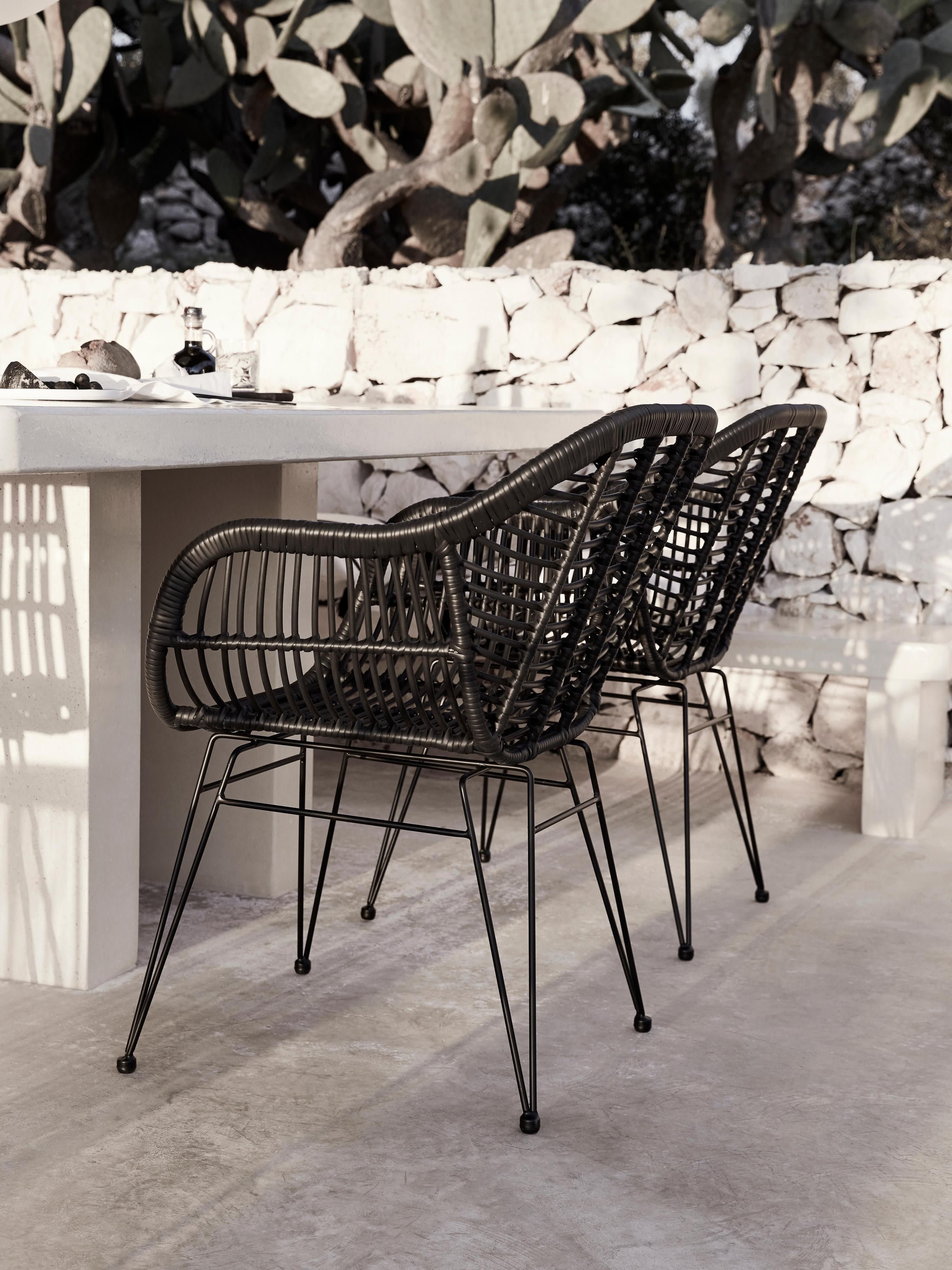 Armlehnstühle Costa aus Polyrattan, 2er-Set